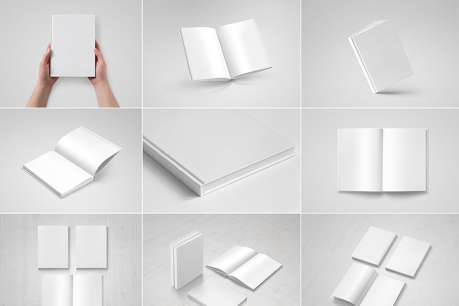 精装图书展示样机 Book Mock-Up Set / Hardcover Edition插图(12)