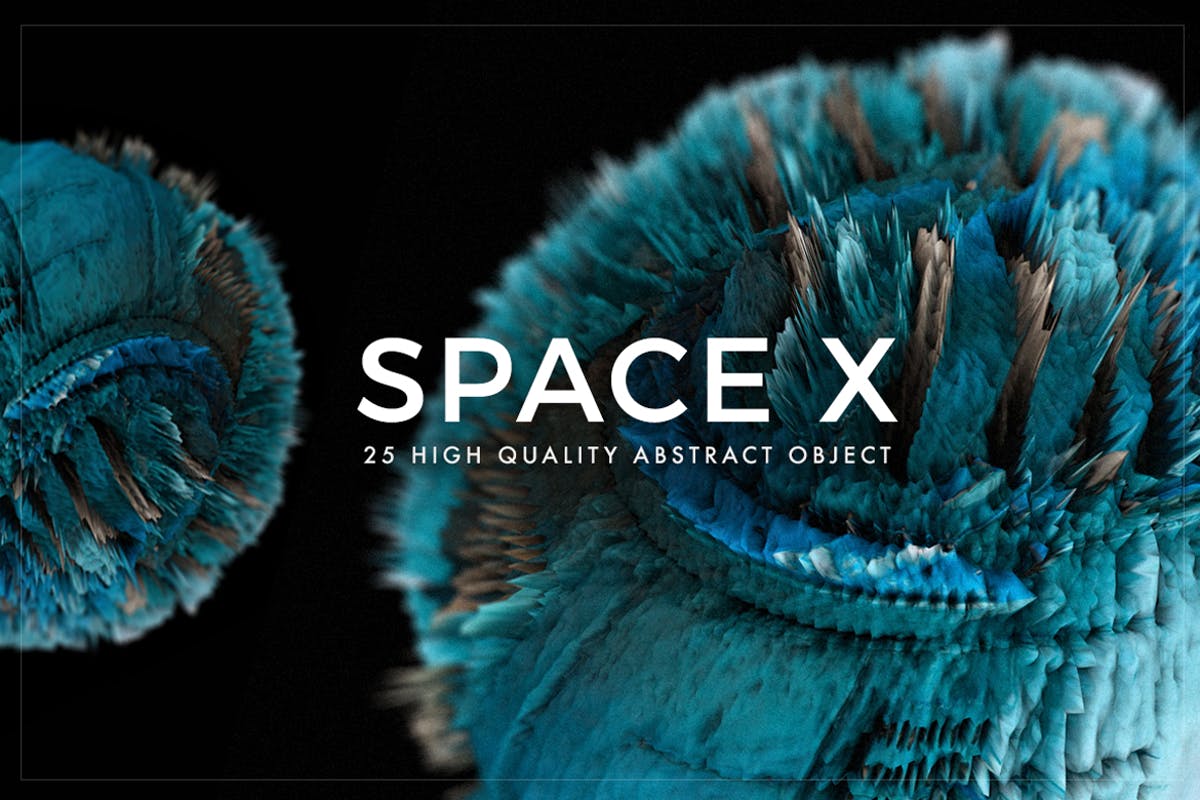 抽象太空星云珊瑚纹理Vol.1 Space X Textures – Volume 1插图