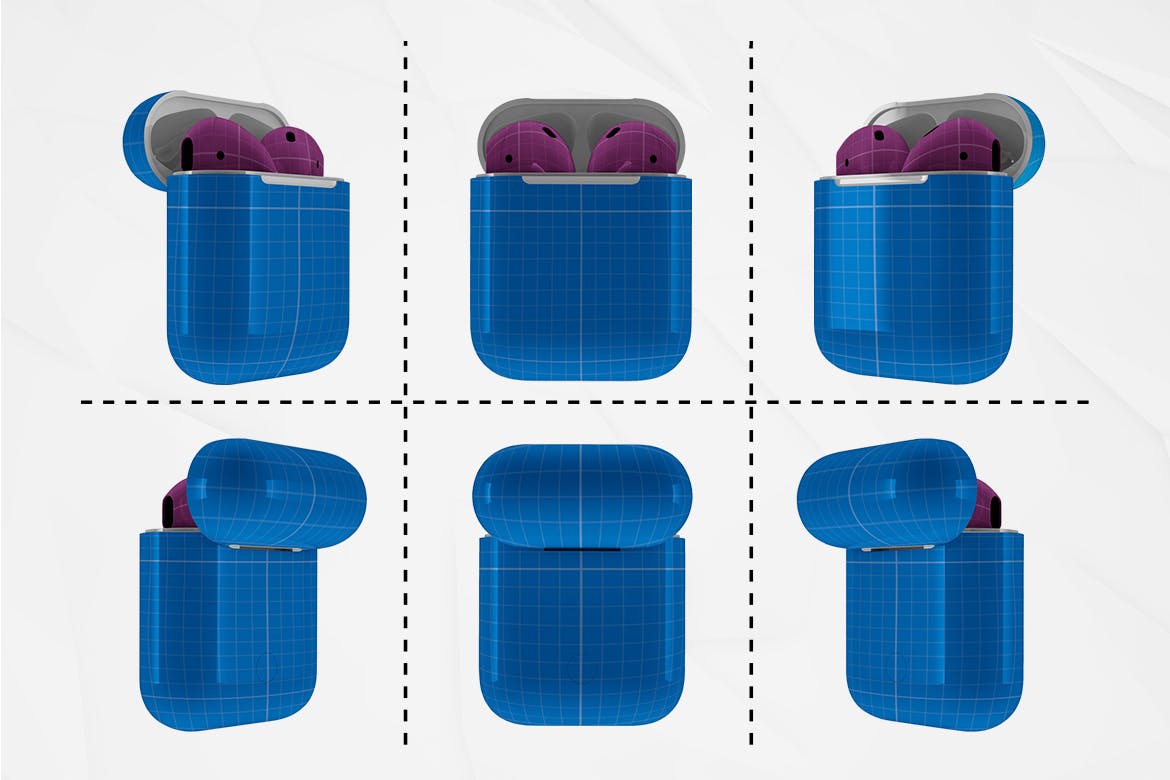 创意AirPods收纳盒外观设计图样机 AirPods Kit插图(2)