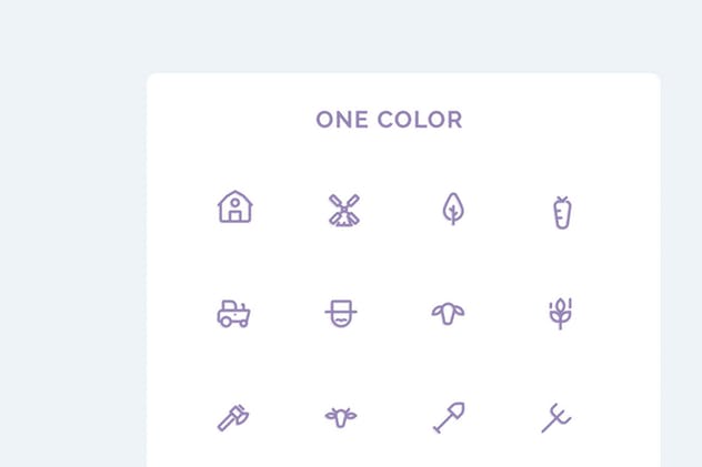 农场/农业主题图标集[AI, EPS, XD] UICON – Farm, Agriculture Icons Set插图(3)