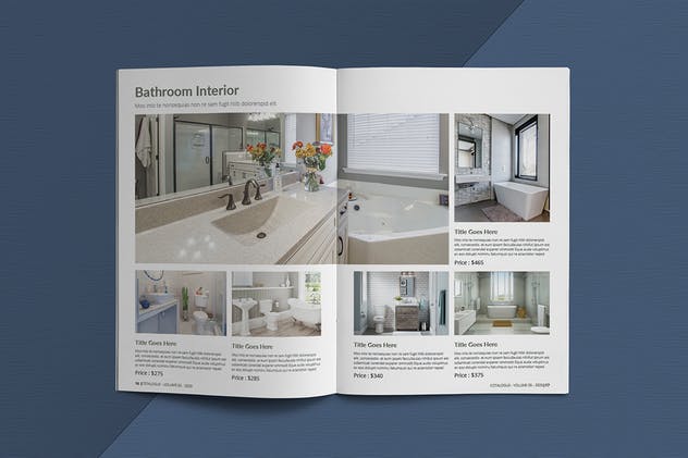 企业内宣产品目录设计INDD模板 Interior Catalogue Template插图(11)