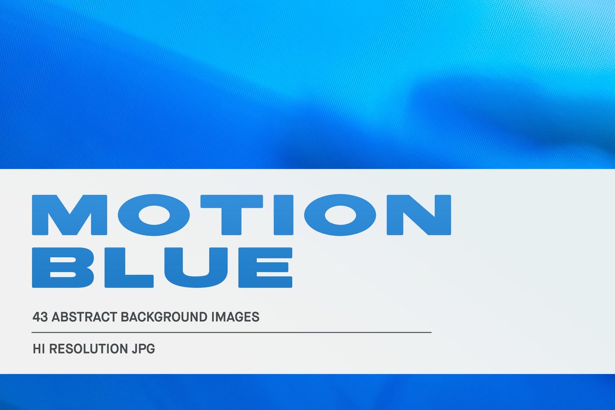 43种不同光线效果抽象背景素材 Motion Blue Abstract Images插图