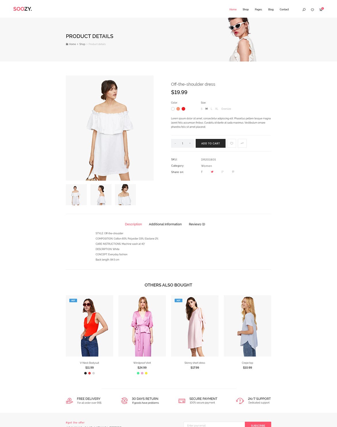 现代简约设计理念电商平台设计PSD模板 Soozy | Minimalist WooCommerce Psd Template插图(13)