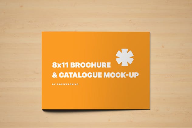 8X11景观手册/目录样机模板 8×11 Landscape Brochure / Catalogue Mock-Up插图(13)