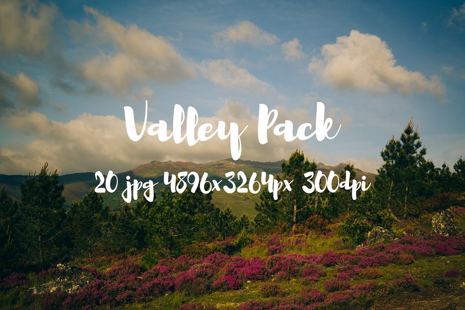 山谷风景高清照片素材 Valley Pack photo pack插图(9)
