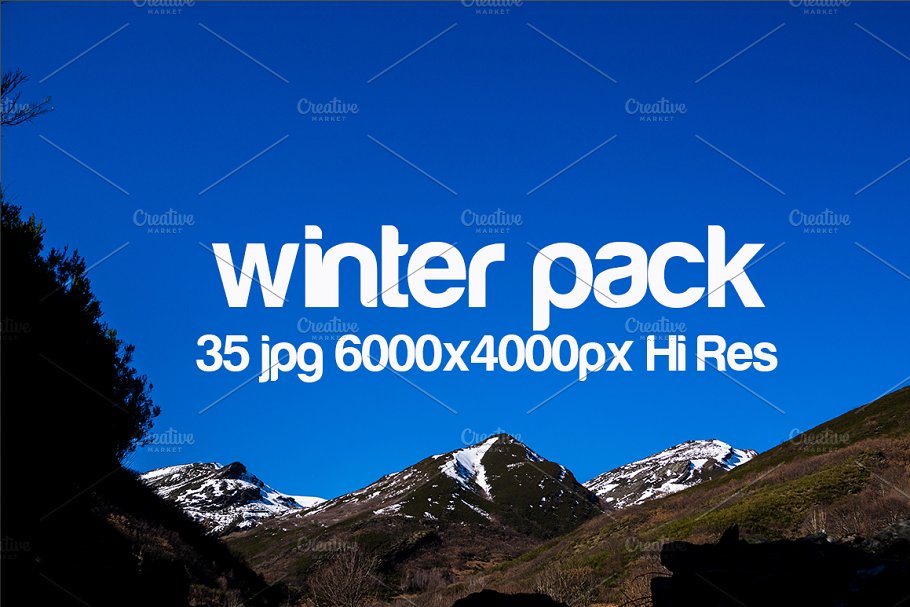 冬天景观高清照片素材 winter photo pack插图1