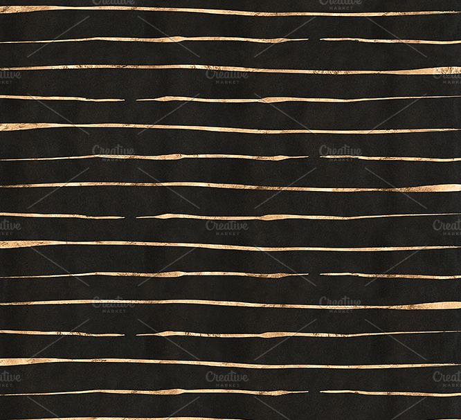 金色接缝条纹大理石纸张纹理 Golden Seams Marbled & Striped Paper插图(4)