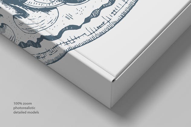 披萨外带包装纸盒样机 Pizza Box Mockup插图(6)