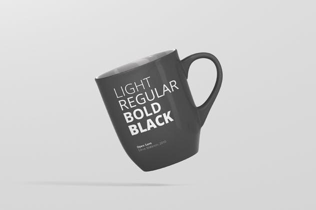 圆形光泽马克杯外观设计样机 Mug Mockup – Rounded插图(3)