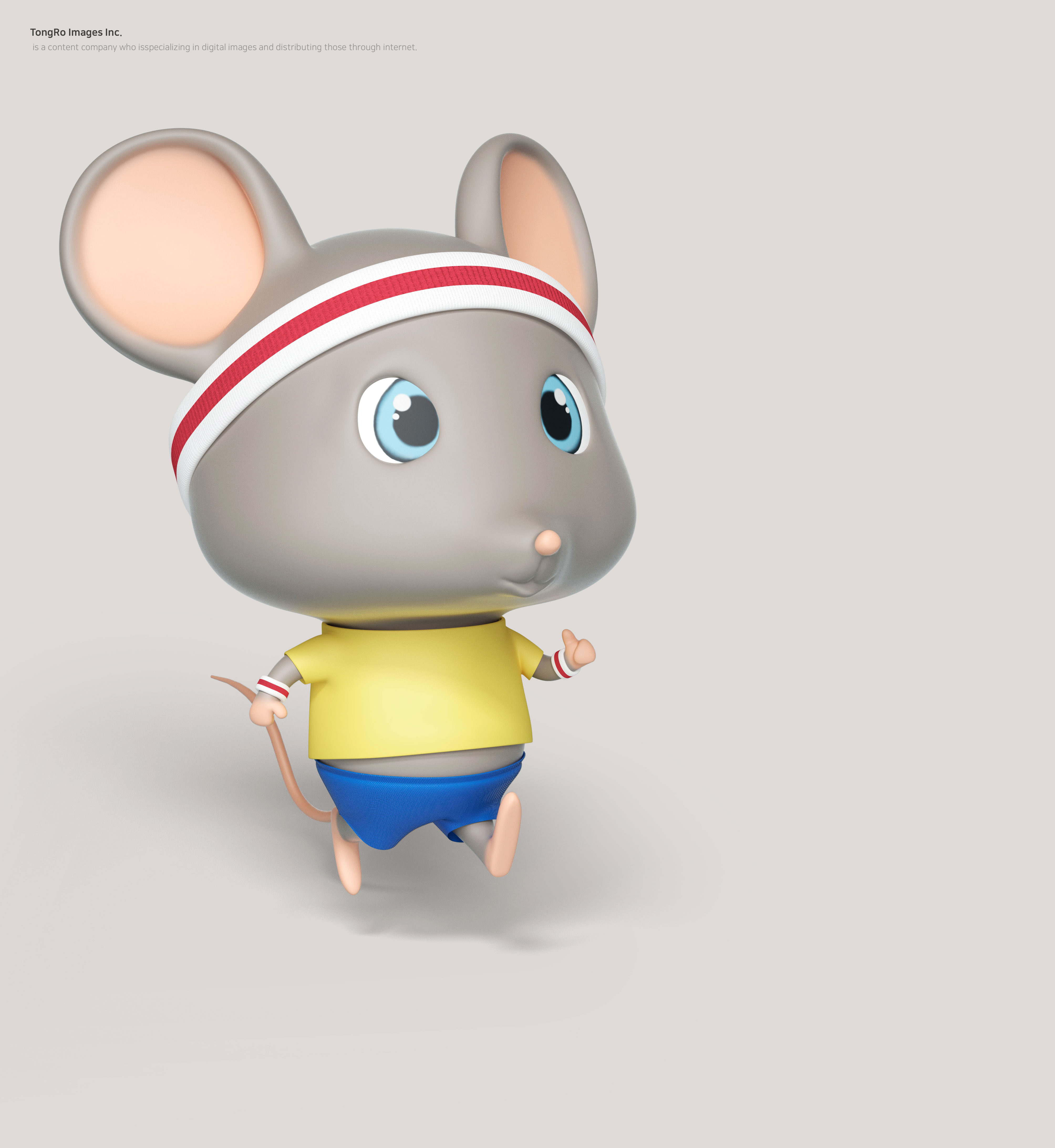 可爱的3D小老鼠psd设计素材合集插图