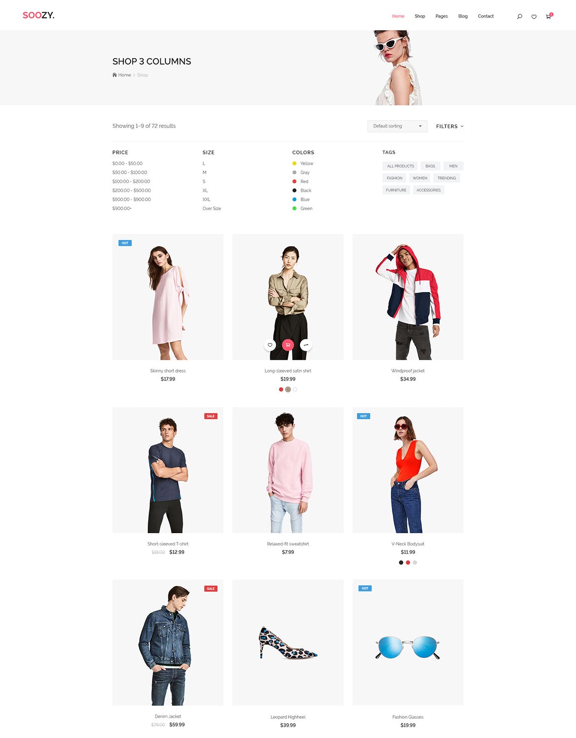 现代简约设计理念电商平台设计PSD模板 Soozy | Minimalist WooCommerce Psd Template插图(12)