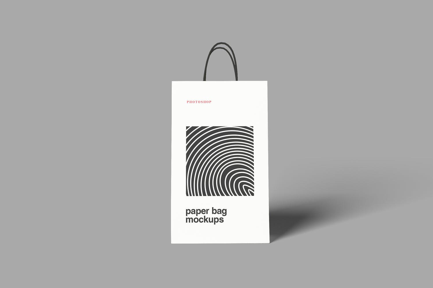 精品购物纸袋设计效果图样机 Paper Bag Mockups插图(1)