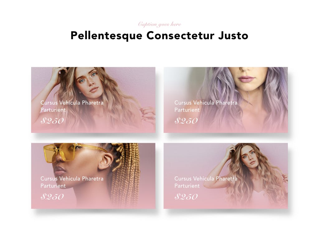 美容化妆主题适用的精美PPT模板下载 Beauty Maker PowerPoint Template插图(9)