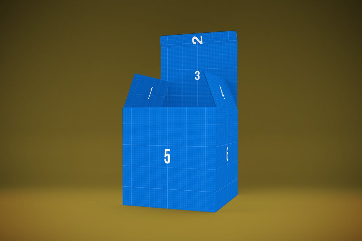 产品包装箱子外观设计多角度预览样机 Box MockUp插图(8)