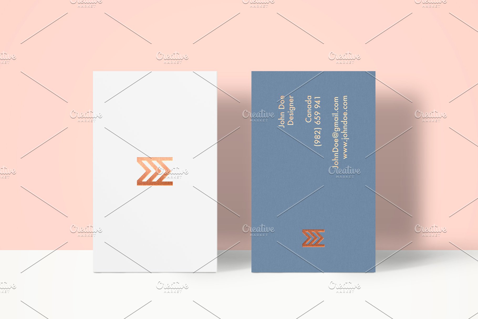 企业名片样机模板 Business Cards Mockup Vol 3插图(1)