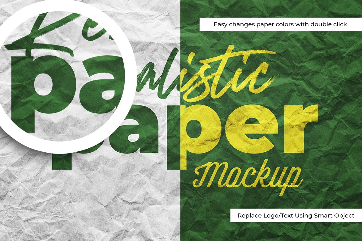 Logo设计印刷效果图纸张样机模板v2 SGM – Paper Logo Mockup.02插图(2)