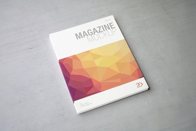 信纸规格精装图书样机 Magazine Mockup / Letter Size插图(7)