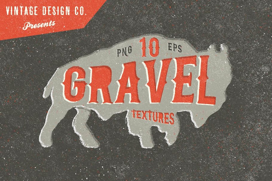 复古做旧风格沙砾沙子效果背景纹理 10 Gravel Textures插图