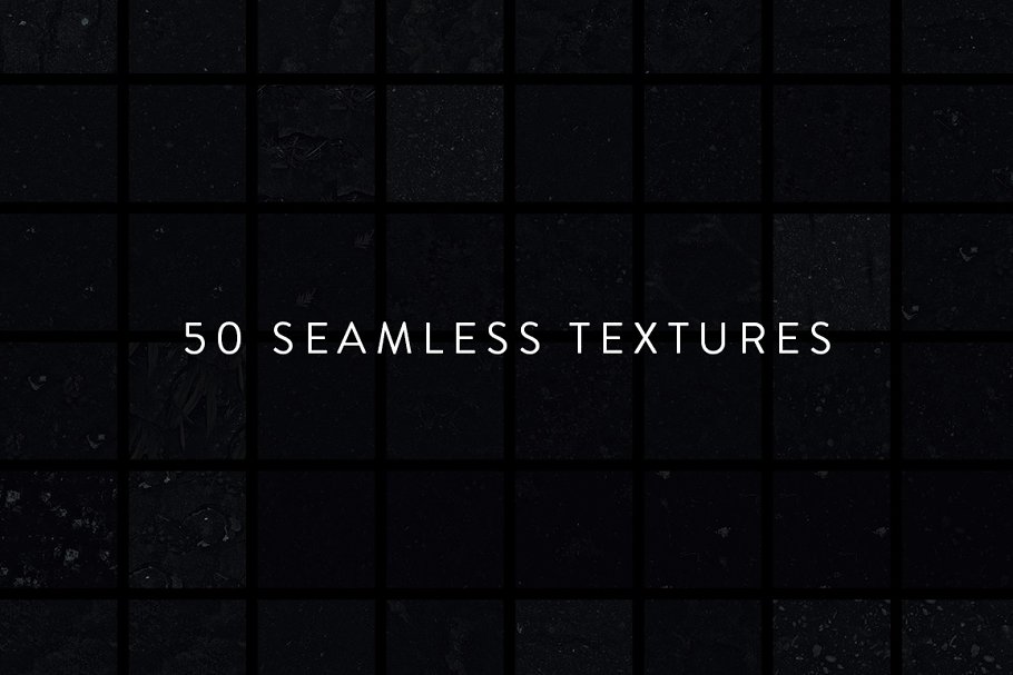华丽而不过分的沥青效果黑暗背景无缝纹理 Asphalt – 50 Seamless Textures插图1
