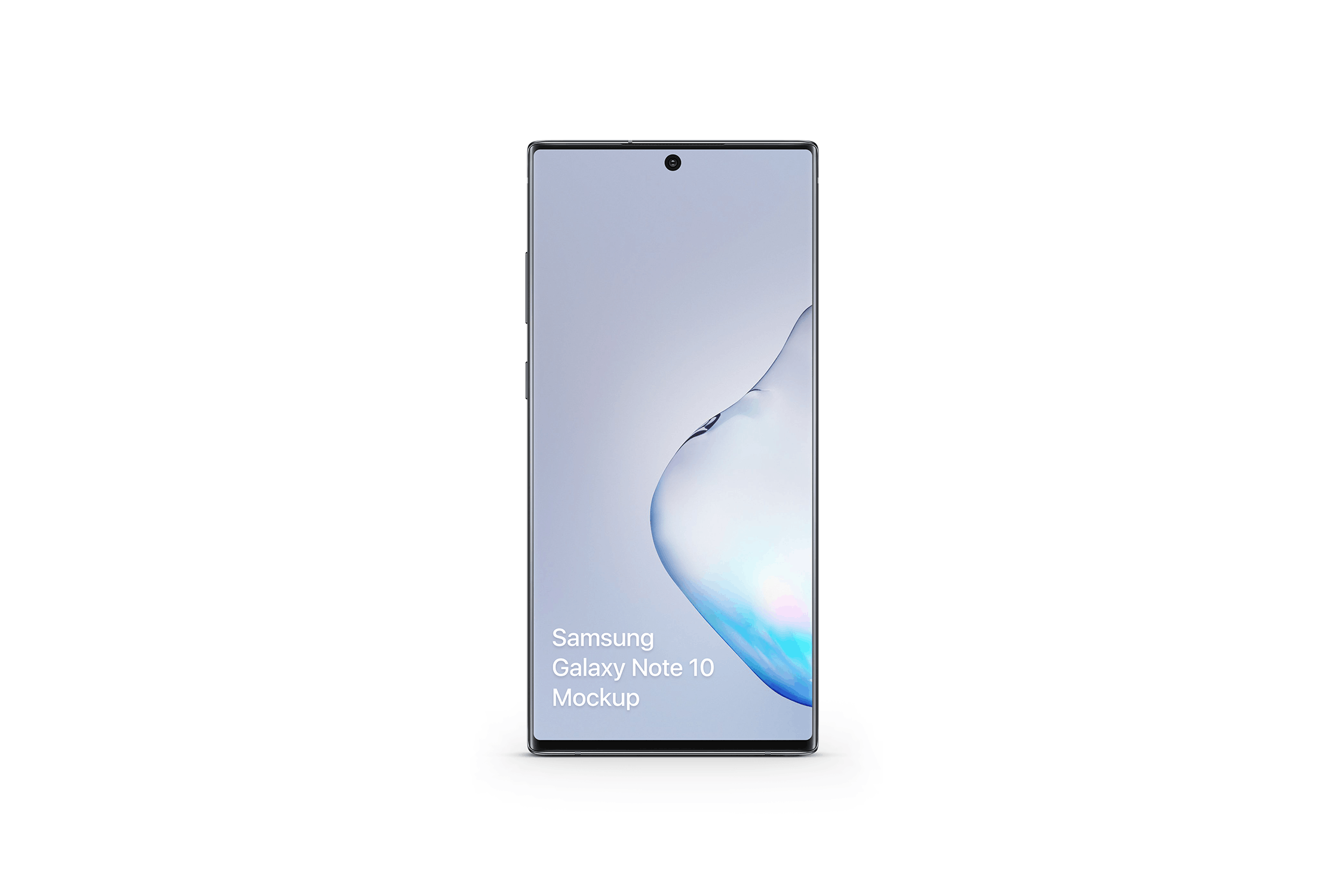 三星Galaxy Note 10手机样机模板 Samsung Galaxy Note 10 Mockup 1.0插图(1)