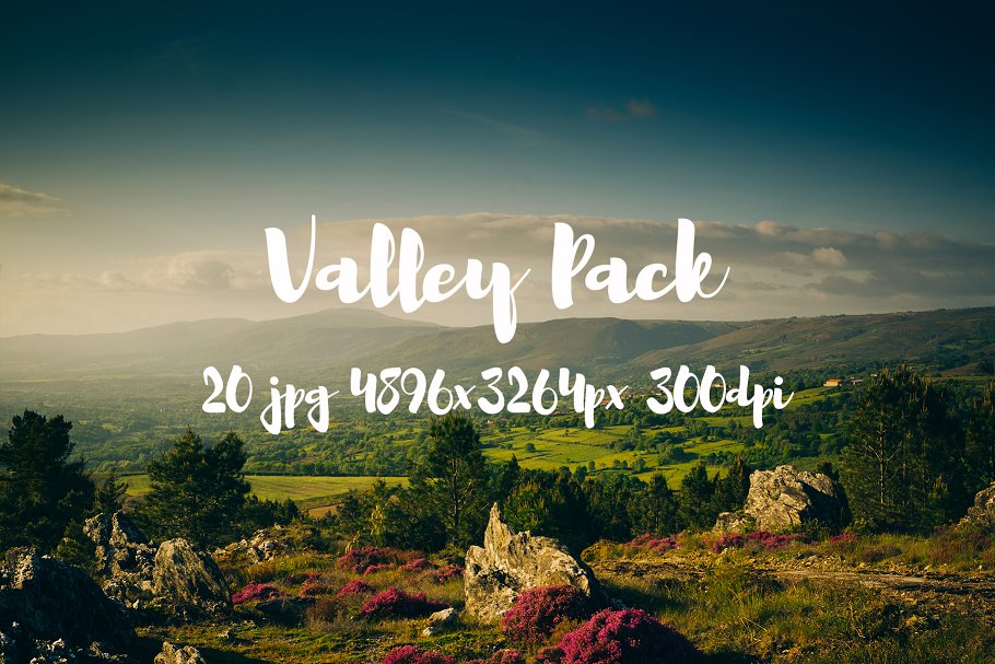 山谷风景高清照片素材 Valley Pack photo pack插图1