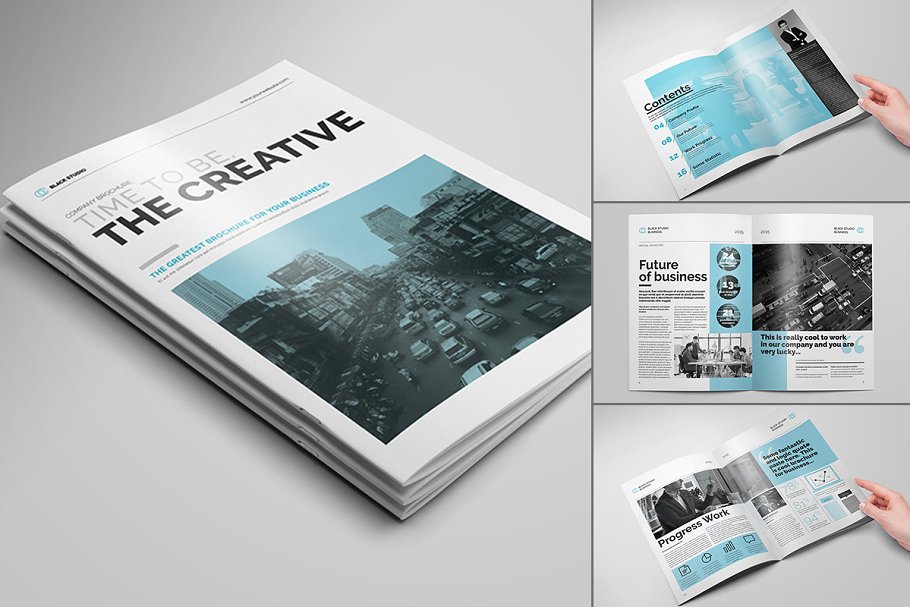 20款创意画册企业文宣手册模板 Big Bundle – 20 Creative Brochures插图5