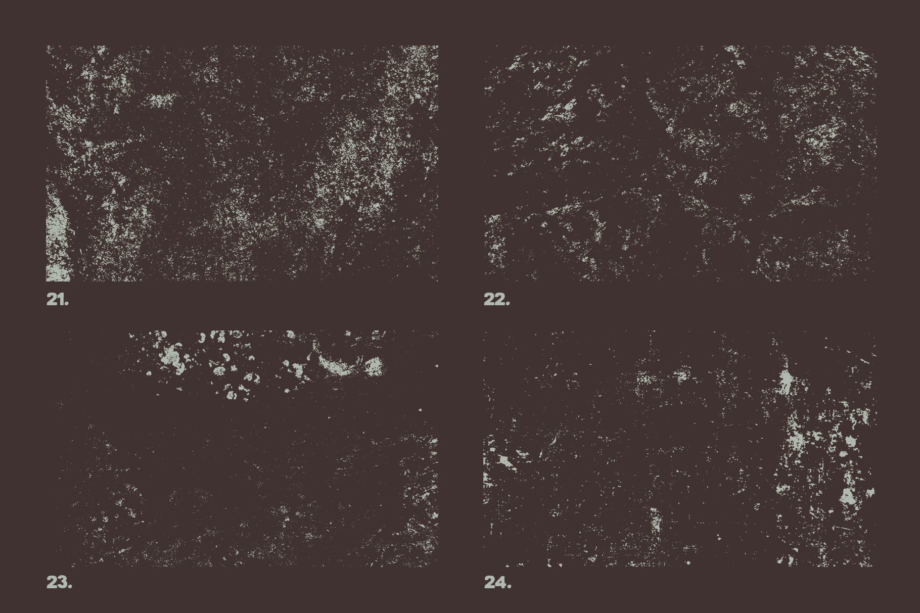12个污迹斑迹做旧处理矢量纹理背景素材 Vector Grunge Textures x12 Vol2插图1