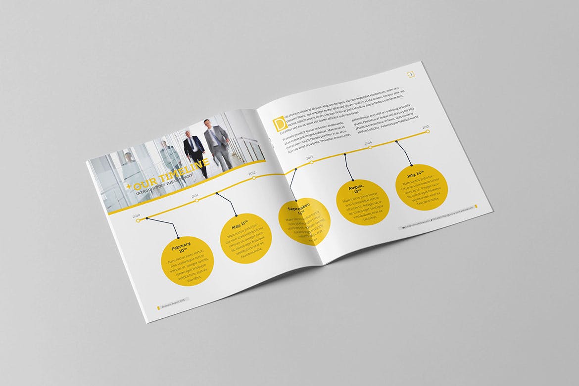 企业年度商业分析报告设计模板 Square Business Report插图(4)