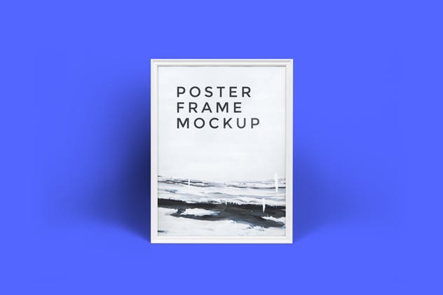 创意海报设计预览相框样机模板 Poster Frame Mockup插图(7)