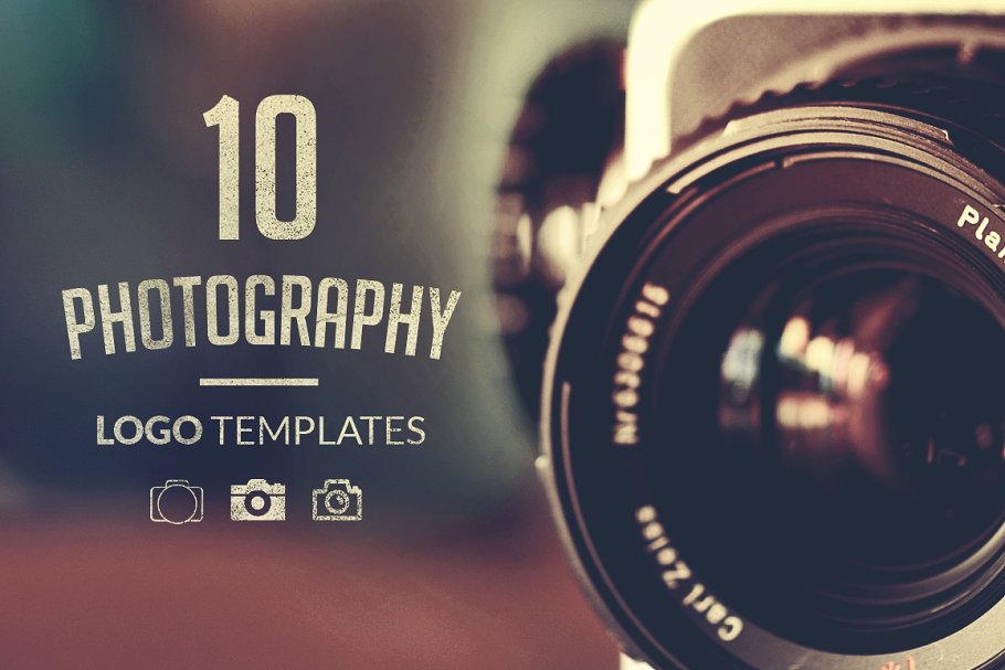 10款摄影照相相关主题的Logo设计模板 10 Photography Logo Templates插图