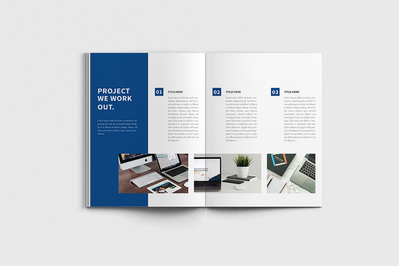 商业计划书/企业简介宣传画册设计模板 Walkers – A4 Business Brochure Template插图(7)