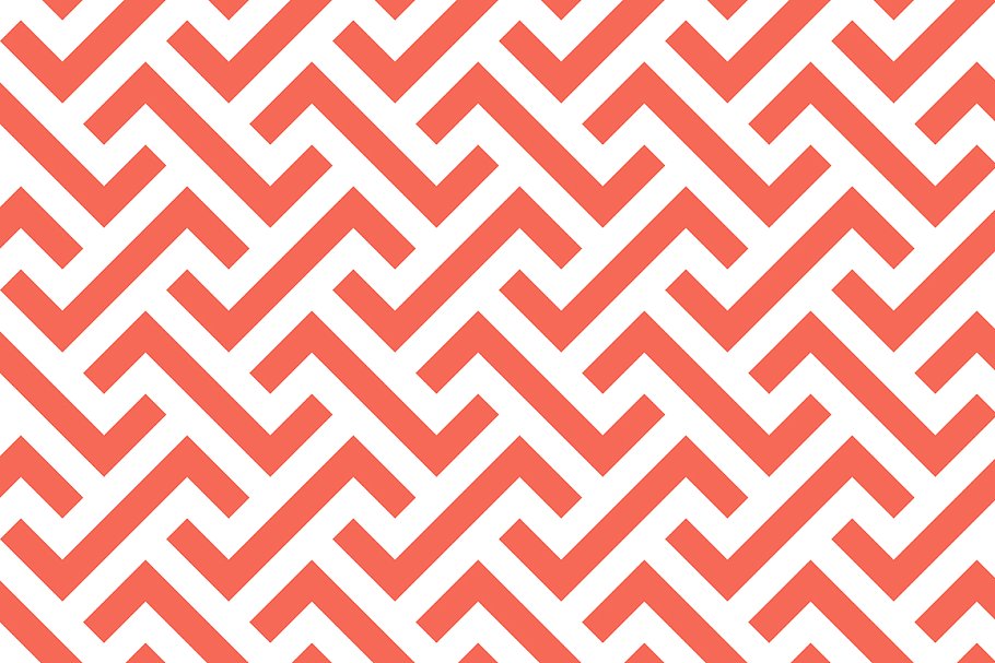 规则几何图案无缝纹理集 Geometric Seamless Patterns Set 3插图(3)