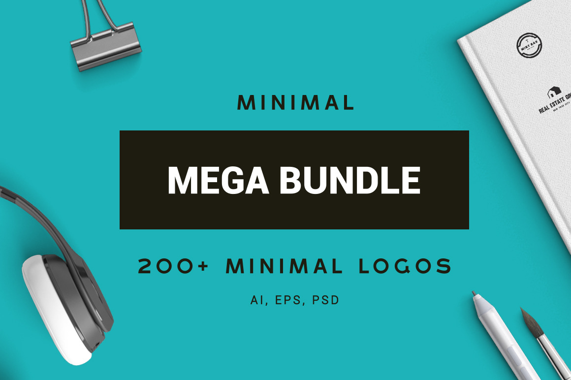 920个高品质的logo&VI特效展示模型Mockup［PSD+AI］