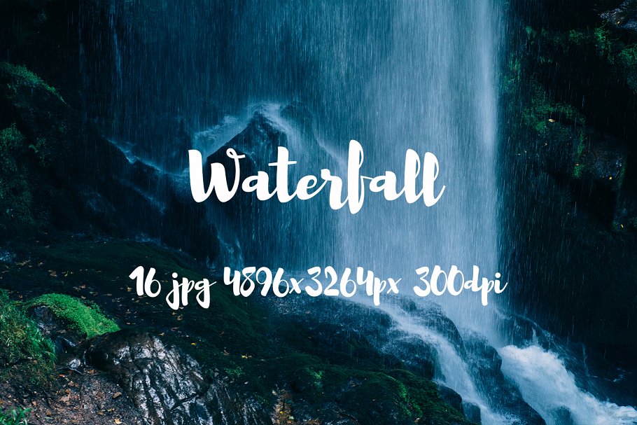 瀑布飞泻高清照片素材 Waterfall photo pack插图(6)