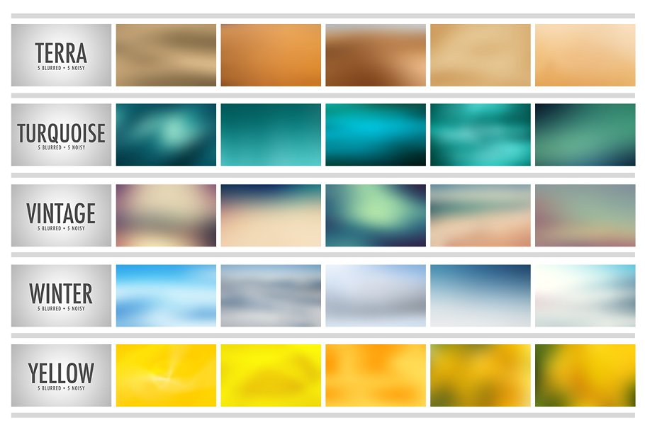200张模糊和噪点背景素材 200 Blurred and Noisy Backgrounds插图(4)