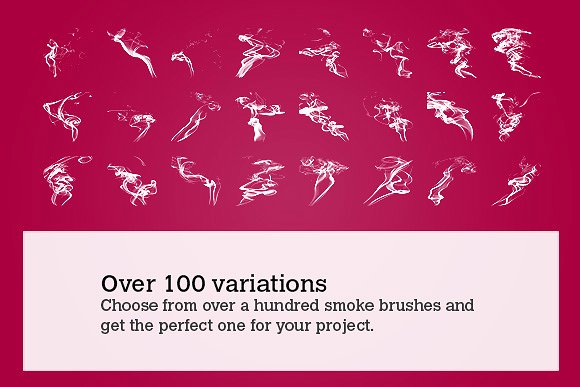 109款抽象烟雾艺术PS笔刷 109 Abstract Smoke Art插图1