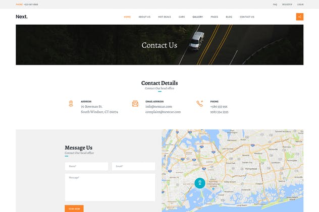 租车平台网站设计PSD模板 Car Rental – Creative eCommerce Photoshop Template插图(7)