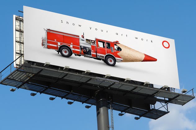 户外巨型海报广告牌样机套装 Billboard Mockup Set插图(7)