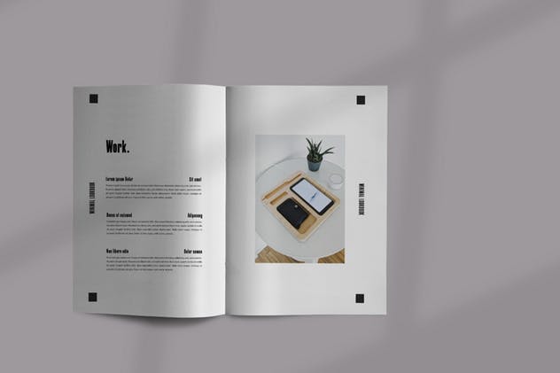16页企业合作案例/产品目录画册设计模板 Millenial – Brochure Template插图(3)