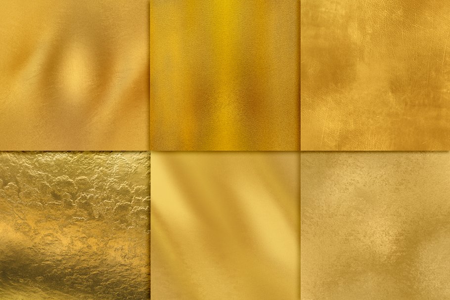 各种金漆纹理背景合集 Gold Foil Textures, Gold Backgrounds插图(1)