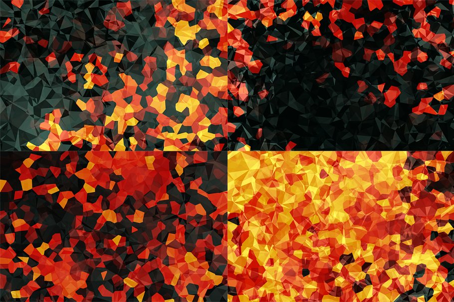 彩色多边形背景素材 Colorful Polygonal Backgrounds插图(3)