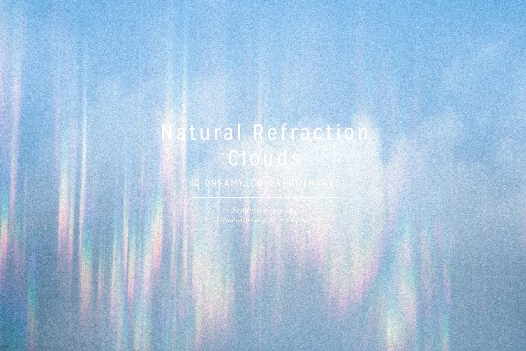 彩虹折射云彩高清照片素材 Natural Refraction: Clouds插图2