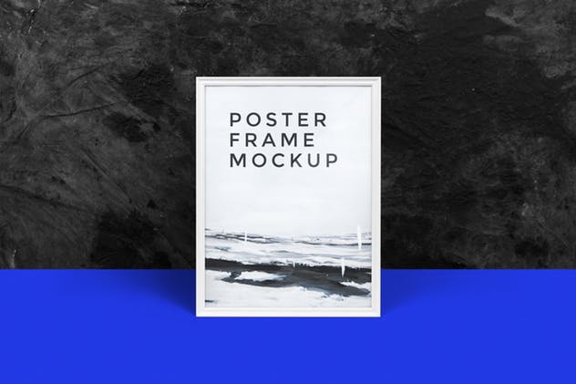 创意海报设计预览相框样机模板 Poster Frame Mockup插图(9)