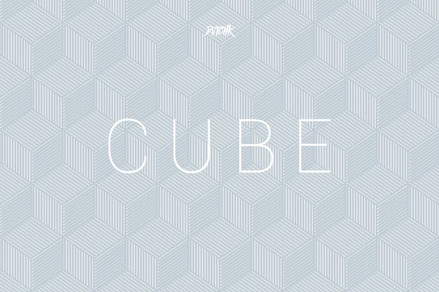 立方体-无缝几何背景（第05卷） Cube| Seamless Geometric Backgrounds | Vol. 05插图3