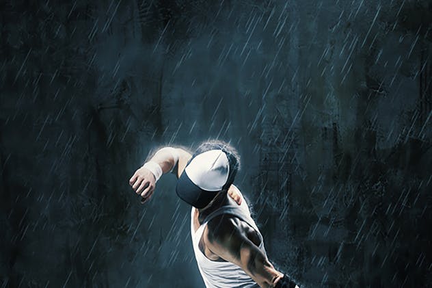 下雨动态效果PS动作 Rain Animation Photoshop Action插图(6)