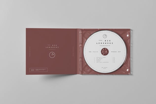 音乐CD盒子外观设计样机 CD Pack Mock-up插图(6)