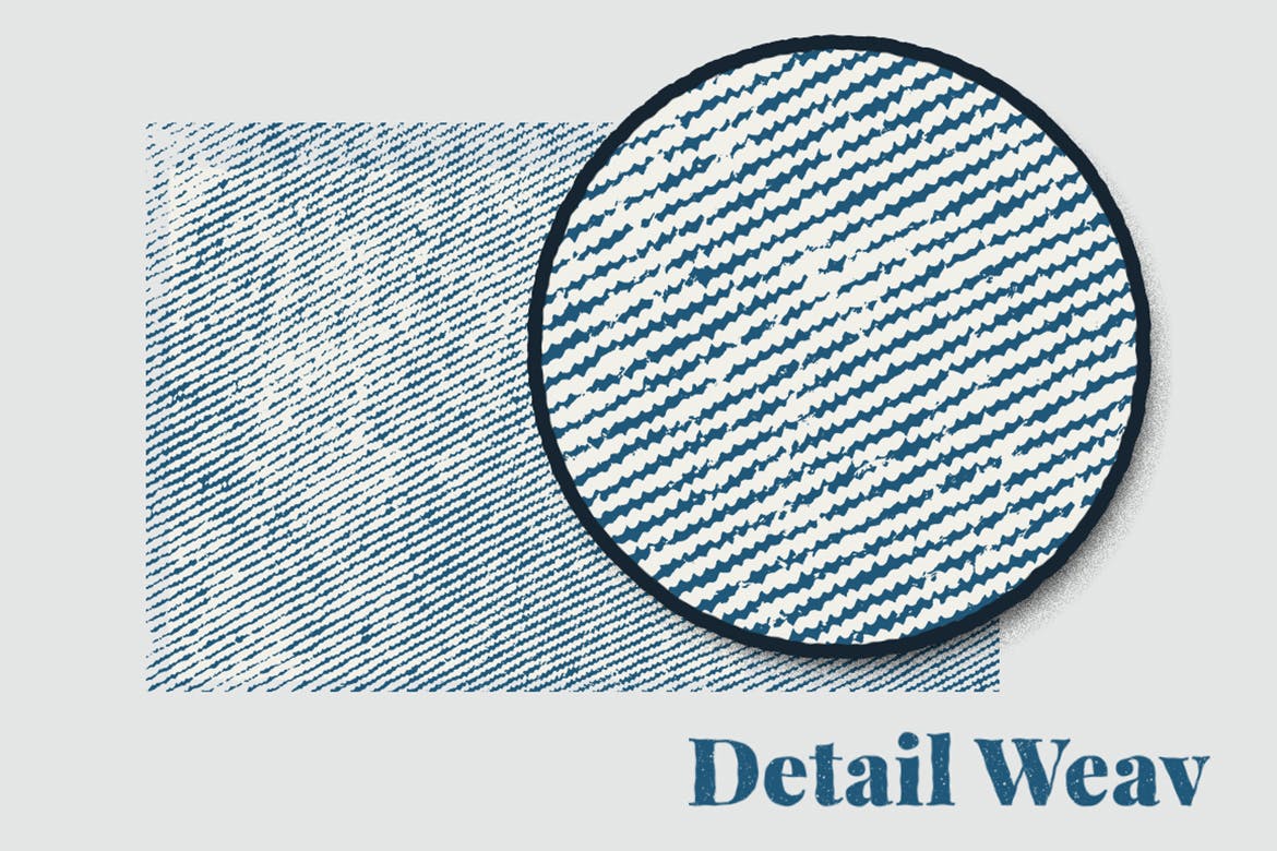 16款牛仔布纹理矢量背景素材 Denim Texture Pack Background插图(5)