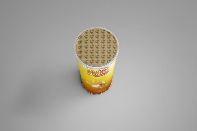 薯片圆筒食品包装样机模板 Snack Tube Mockup插图(10)