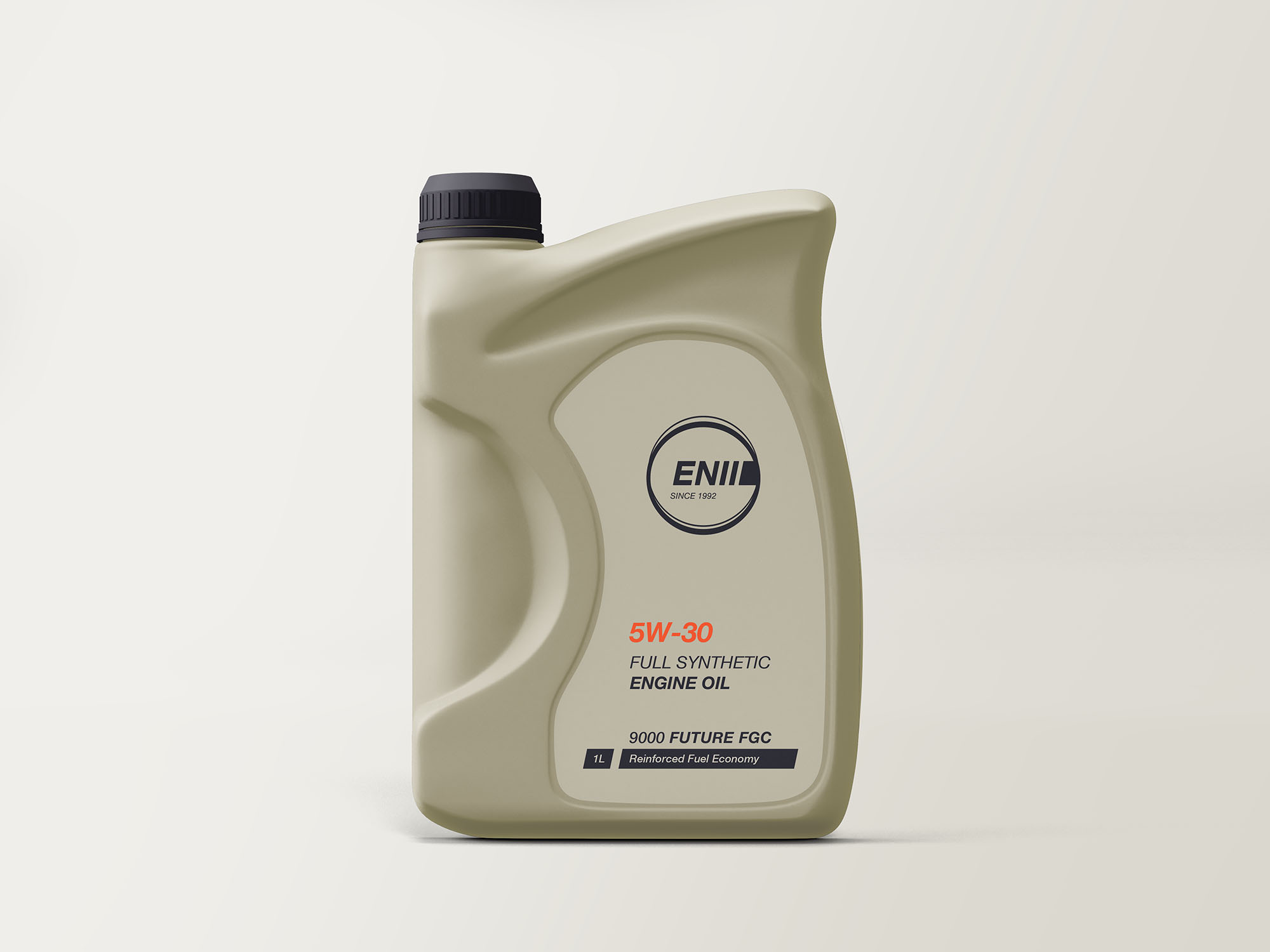 发动机机油瓶外观设计效果图样机模板 Engine Oil Bottle Mockup插图(1)