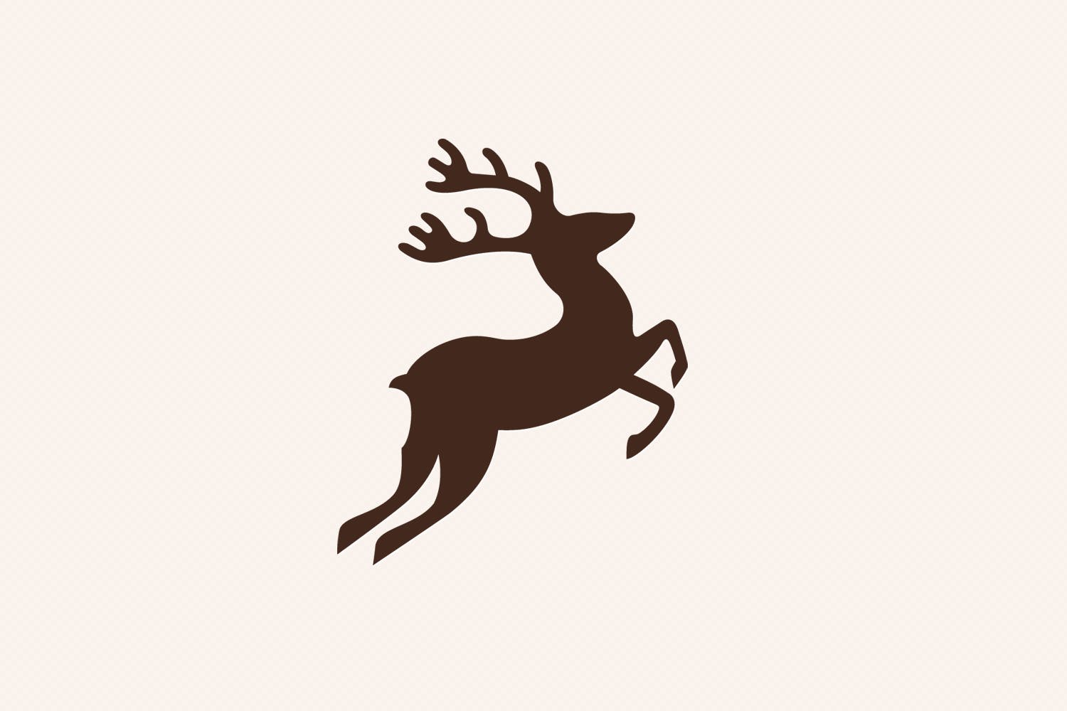 飞行驯鹿图形Logo设计模板 Flying Reindeer Logo插图(2)